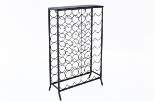RAFT/SUPORT DEPOZITARE STICLE, STORAGE 100CM, COD 40861, DIN METAL, STIL INDUSTRIAL - Img 6