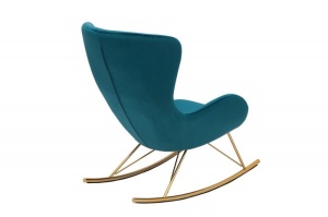 SCAUN BALANSOAR VERDE SMARALD SCANDINAVIA, SWING, COD 38573, DESIGN SCANDINAV - Img 4