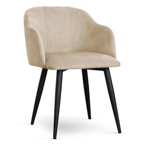 SCAUN CONFORTABIL DANEZ, BEJ/NEGRU, STIL MODERN