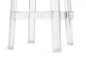 SCAUN DE BAR CHARLES 65 TRANSPARENT, DIN POLICARBONAT, B2 - Img 3