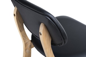 SCAUN DE BAR NEGRU HOKER DEKER STIL MODERN B2 - Img 4