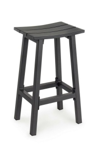 SCAUN DE BAR PENTRU GRADINA/TERASA, SKIPPER 71, CONFECTIONAT DIN ALUMINIU, STIL MODERN