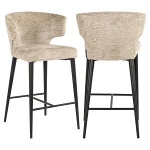SCAUN DE BAR TAYLOR DESERT FUSION 109, S4715, CONFECTIONAT DIN 100% POLIESTER SPUMA SI METAL, RICHMOND INTERIORS