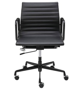 SCAUN DE BIROU BODY PRESTIGE PLUS, NEGRU, STIL MODERN - Img 2