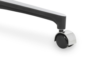 SCAUN DE BIROU DE LUX, ARTIM LOUNGE BUSINESS, REALIZAT PIELE NATURALA ITALIANA SI LEMN, CULOARE NEGRU/NUC, STIL EAMES - Img 21