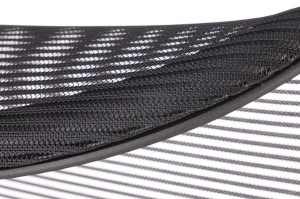 SCAUN DE BIROU LORETO, GRI/NEGRU, TAPITERIE DIN TEXTIL/PLASA SI PICIOARE DIN METAL, STIL MODERN - Img 2