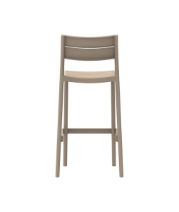 SCAUN DE TERASA DE BAR CAPRI 33, REALIZAT DIN PLASTIC, CULOARE BEJ, PENTRU UZ COMERCIAL, ARTIM GROUP SELECTION - Img 4