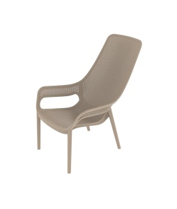 SCAUN DIN PLASTIC PENTRU TERASA AERO LUNGO 33 , CULOARE BEJ, PENTRU UZ COMERCIAL, ARTIM GROUP SELECTION - Img 6
