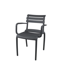SCAUN DIN PLASTIC VELO 48, CULOARE ANTRACIT, PENTRU UZ COMERCIAL, ARTIM GROUP SELECTION
