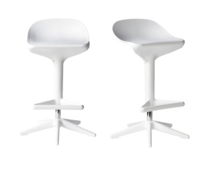 SCAUN DINING ALB HOKER BENT, DIN POLIPROPILENA, STIL MODERN B2 - Img 4