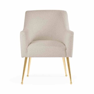 SCAUN DINING AMADEUS, BEJ/AURIU, STIL MODERN - Img 2