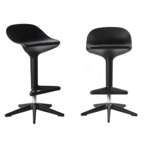 SCAUN DINING-BAR NEGRU HOKER BENT STIL MODERN B2 - Img 3