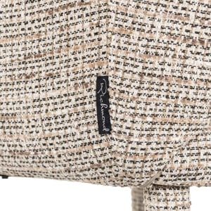 SCAUN DINING DONATELLA TRENDY NATURE, 212896, CONFECTIONAT DIN POLIESTER, METAL SI SPUMA, BEJ, STIL MODERN - Img 3
