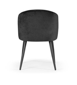 SCAUN DINING KORFU, NEGRU, STIL MODERN - Img 3