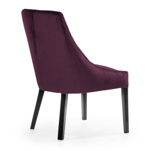 SCAUN DINING SORRO, BORDO/NEGRU, STIL CLASIC - Img 2