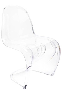SCAUN DINING/TERASA HOVER PC, TRANSPARENT, DIN POLICARBONAT, STIL MODERN
