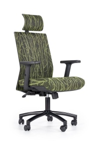 SCAUN DIRECTORIAL TROPIC NEGRU/VERDE STIL MODERN HALMAR - Img 1