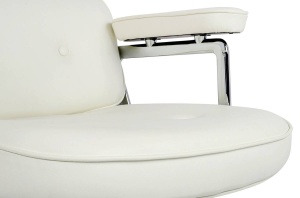 SCAUN/FOTOLIU DIRECTORIAL, ALB, DIN PIELE NATURALA ICON PRESTIGE PLUS STIL MODERN B2 - Img 5