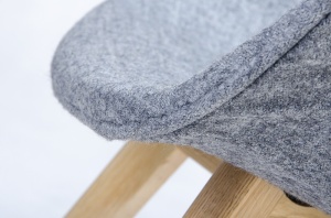 SCAUN GRI TAPITAT STAY SOFT STIL MODERN B2 - Img 5