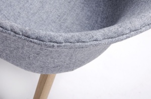 SCAUN GRI TAPITAT STAY SOFT STIL MODERN B2 - Img 3