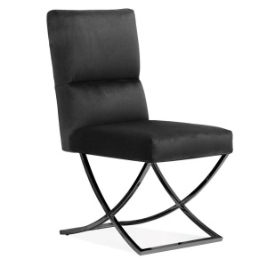 SCAUN LIVING MARCUS, NEGRU/NEGRU, STIL MODERN, ATR