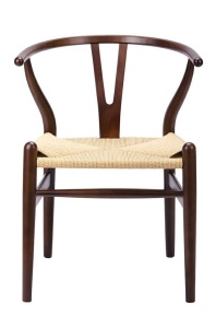 SCAUN MARO INCHIS WISHBONE DIN LEMN CU FIBRE NATURALE STIL MODERN - Img 4