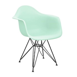 SCAUN MENTA PASTEL DIN POLIPROPILENA DAR BLACK STIL MODERN B2