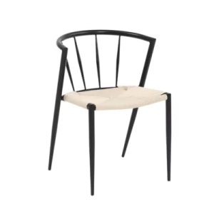 SCAUN PENTRU CAFENEA/RESTAURANT, BEJ/NEGRU, DIN METAL, ARTIM GROUP SELECTION