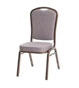 SCAUN PENTRU SALA EVENIMENTE/CONFERINTA EXCLUSIVE 25X25 GRI/CUPRU