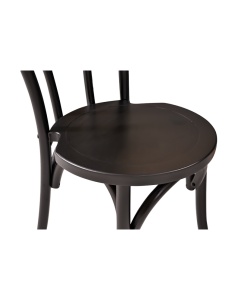 SCAUN PENTRU SALI DE EVENIMENTE MONET NEGRU, CONFECTIONAT DIN LEMN - Img 6