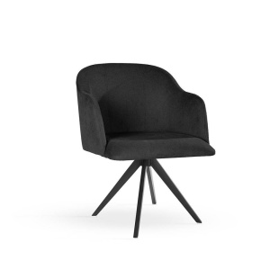 SCAUN PIVOTANT DANEZ TWIST, NEGRU, STIL MODERN