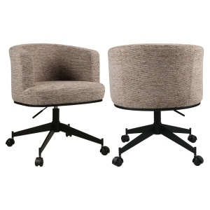 SCAUN ROTATIV PIVOTANT, ROCHENNE, DIN LEMN, METAL SI TEXTIL, DESIGN DEOSEBIT, ARTIM GROUP SELECTION