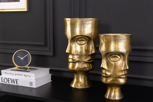 SET 2 JARDINIERE, FACE, DIN METAL, ALAMA ANTICHIZAT, DESIGN INDUSTRIAL