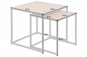 SET 2 MASUTE, SLIM LINE 50CM, DIN METAL SI LEMN, COD 42012 - Img 6