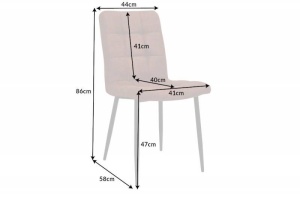 SET 2 SCAUNE, DINING, MODENA, COD 40689, MARO ANTICHIZAT DESIGN MODERN - Img 7