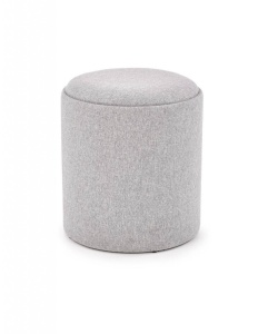 SET 2 TABURETI AVIKO, CU SPATIU DE DEPOZITARE, GRI/NATURAL, DIN MDF, FURNIR NATURAL SI STOFA, STIL MODERN - Img 2
