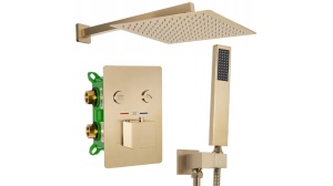 SET DE DUS INCASTRAT REA FENIX DAVIS + BOX, AURIU PERIAT, DIN ALAMA, CALITATE SUPERIOARA
