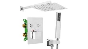 SET DE DUS INCASTRAT REA FENIX DAVIS + BOX, CROM, DIN ALAMA, CALITATE SUPERIOARA