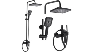 SET DE DUS REA HASS, NEGRU, DIN ALAMA, CALITATE SUPERIOARA