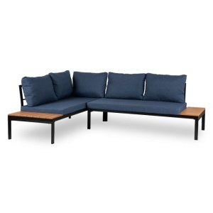 SET MOBILIER DE GRADINA/TERASA, NORMAN, ARTIM MEBLE, DIN METAL SI COMPOZIT, CULOARE BEJ/BLUEMARIN - Img 2