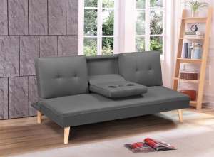 SOFA BACON BEJ CU TAPITERIE DIN TEXTIL STIL MODERN HALMAR - Img 2