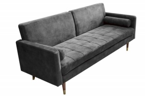 SOFA EXTENSIBILA, COUTURE 195CM, MICROFIBRA GRI, COD 42495, MODEL DEOSEBIT - Img 7