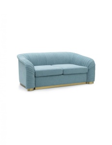 SOFA MODERNA DIN STOFA, MELVA 2, 180CM, CULOARE ALBASTRA