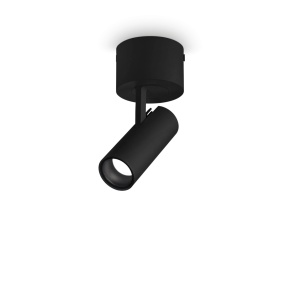 SPOT PLAY PL, NEGRU, DIN ALUMINIU, STIL MODERN