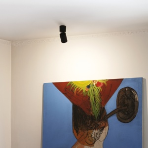 SPOT TOBY PL1, NEGRU, DIN ALUMINIU, STIL MODERN - Img 2