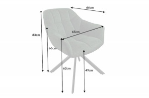 STOC 1 BUC!!! SCAUN ROTATIV, PAPILLON, VERDE INCHIS, COD 41591, STIL RETRO - Img 8