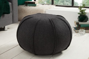 STOC 2 BUC!!!TABURET ELEGANT DIN PASLA FILZ ANTRACIT 39015 DESIGN CLASIC - Img 1