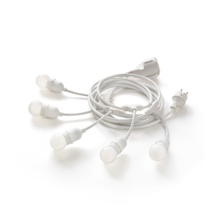 SUSPENSIE FIESTA SP5, BIANCO, DESIGN MODERN, IDEAL LUX - Img 2