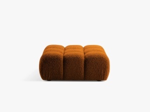 TABURET BELLIS, CARAMIZIU, CU TAPITERIE DIN TEXTIL BOUCLE ROLF, MICADONI
