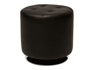 TABURET C-901 NEGRU/CROM STIL MODERN